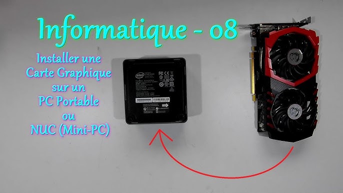 PC portable : Changer la carte graphique - Vidéo Dailymotion