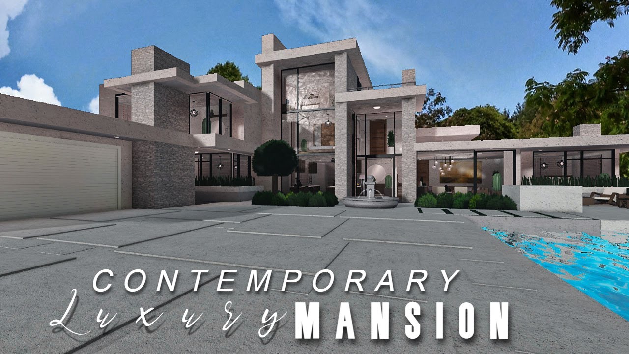 Roblox Bloxburg House Build! Very Big Mansion