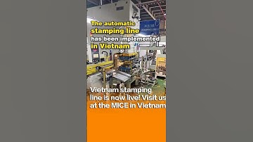 Automatic stamping lines has been implemented in Vietnam.#stampingfeeder #stampingdie #stampingline