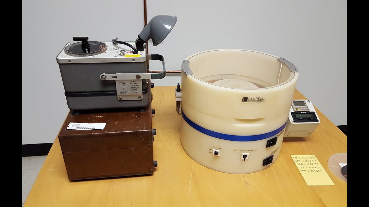 Laurell Spin Coater 60441 YouTube