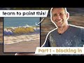 Learn to Paint This Gorgeous Wave - Part 1 | Tutorial with Mark Waller