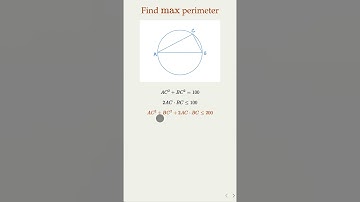 Find the Max Perimeter - AM/GM Inequality