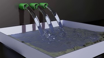 Blender Water Simulation in Eevee Revisit, Longer & More Satisfying (Olav3D Tutorials Results)