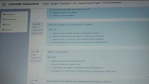 2025-Fortinet-Lesson-3-Sandbox-Quiz answers(FCF - Getting Started in Cybersecurity 3.0 Self-paced)