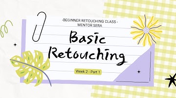 [Zepetor Class] Editorial - Basic Retouching (1/2)