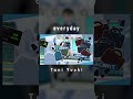 everyday - Tani Yuuki Official Lyric Video公開!⏰❤️&zwj;🔥