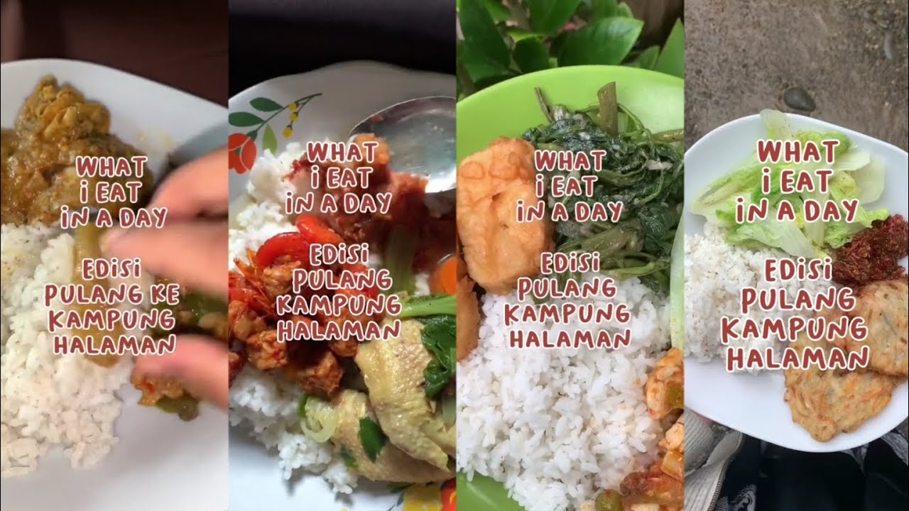 what i eat in a day||Anis manis||edisi pulang kampung halaman part I .