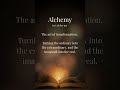 Alchemy ~ The Art of Creating Gold With Your Bare Hands