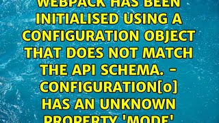 Famous Webpack has been initialised using a configuration object that does not match the API schema. -... Net Worth