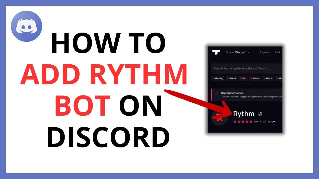 How to Add Rhythm Bot in Discord Server? - App Blends