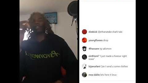 Lancey Foux Instagram Live 14/12/2020 (ME FREESTYLE)