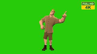 Ultimate 4K Safari Adventure: 3D Green Screen Animated Guide