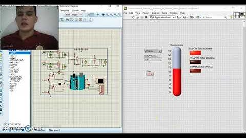 SISTEMA DE ALARMA DE TEMPERATURA. ARDUINO-PROTEUS-LABVIEW
