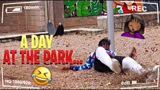 HILARIOUS DAY AT THE PARK 🤣 *WE PLAYED 3V3 BASKETBALL*