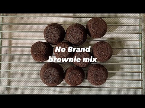 Baking | 노브랜드 브라우니 믹스로 머핀 만들기 No Brand brownie mix