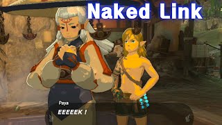 Characters Reaction to Half Naked Link - Zelda: Tears of the Kingdom