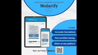 Molarify : analytical chemistry application screenshot 1