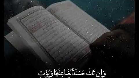 تلاوة خاشعة تهز القلب 💙 اللهم اجعل القرآن ربيع قلوبنا ونور صدورنا 💚