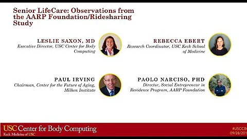 USC Body Computing Conference 2018, Senior LifeCar...
