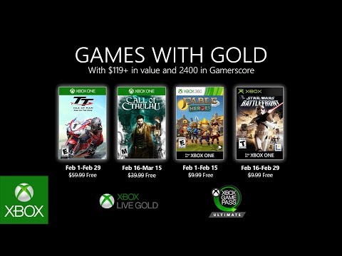 Список бесплатных игр по программе Games With Gold в феврале: с сайта NEWXBOXONE.RU