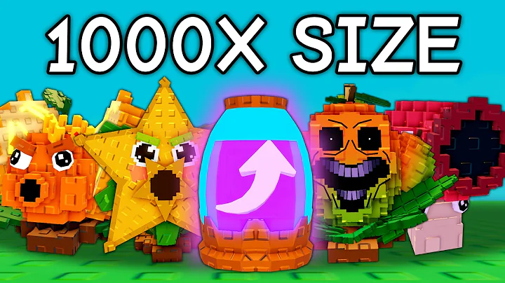 Using the Giga Size Potion on Every Secret Plant