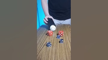 Dice stacking Magic #Shorts