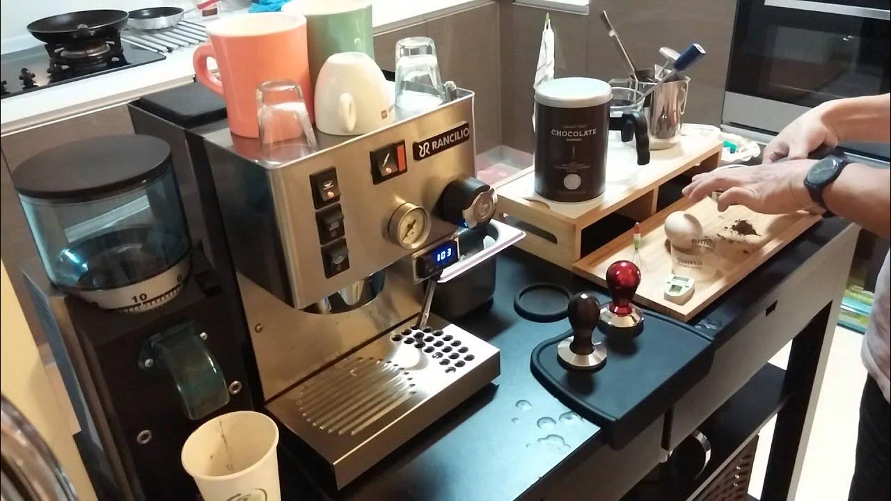 How to make best espresso with Rancilio Silvia and YouTube
