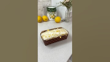 Lemon loaf cake recipe || Whith this you make 2 cakes #recipe #lemoncake #bakingrecipes