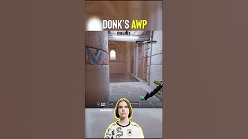 Donk with the AWP😱 #shorts #shortvideo #cs2 #csgo