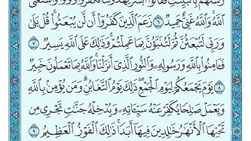 064 سورة التغابن بصوت القارئ فارس عباد القرآن الكريم