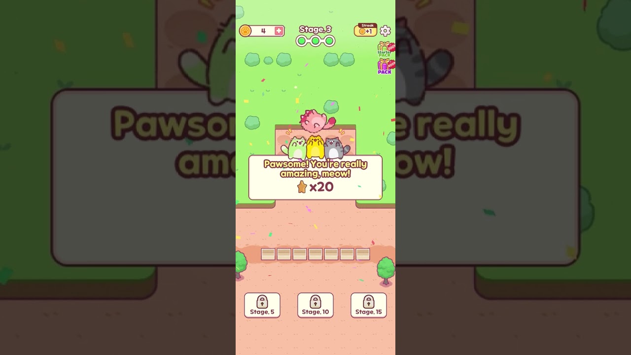 Cat Block Jam: Healing Puzzle | iOS, Android, Casual - Puzzle Game