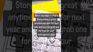 Free Emergency Sub Plan for Spanish Teachers