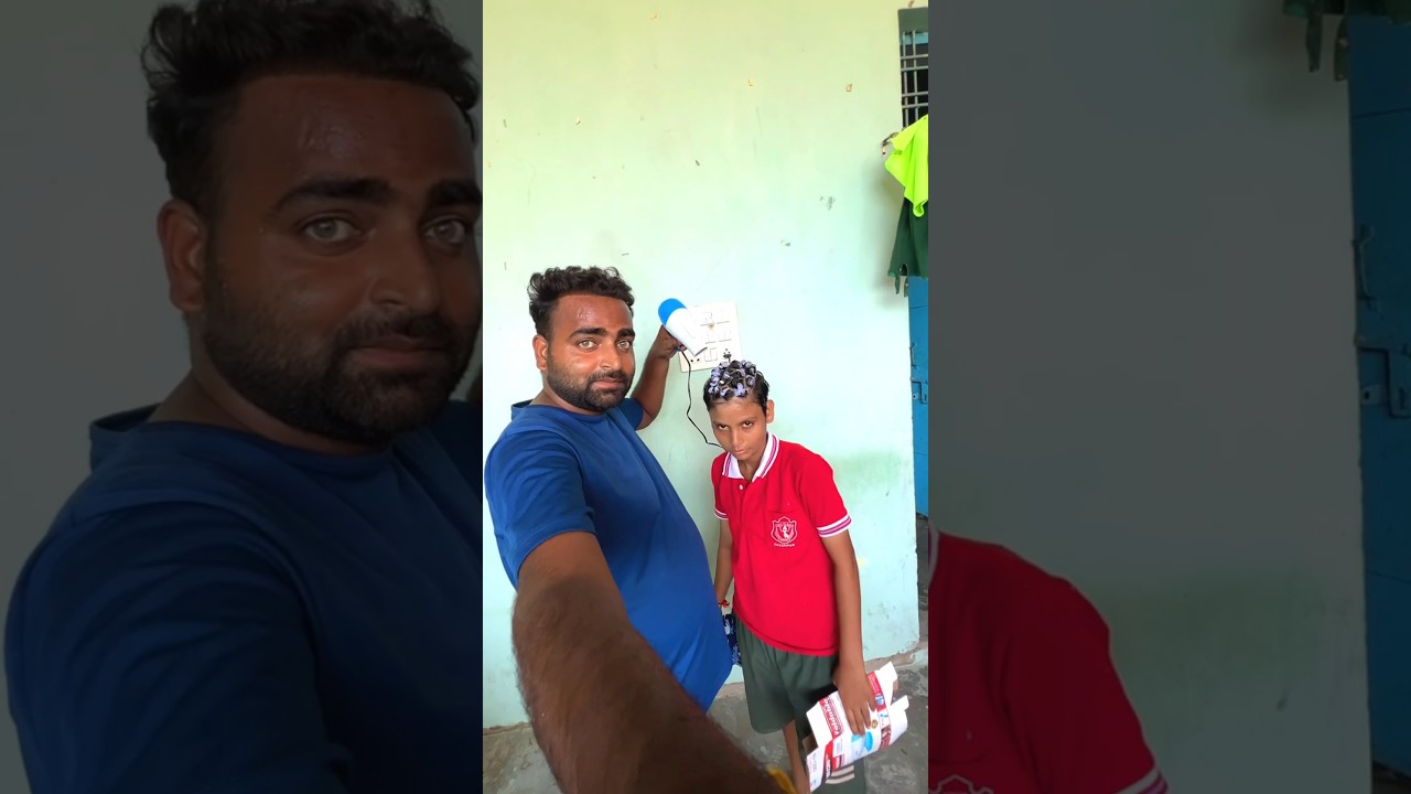 sali Sahiba ke curly hair (part-3) 😭🤣