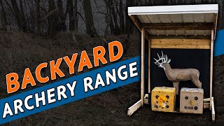 How I built my backyard archery range. 🏹