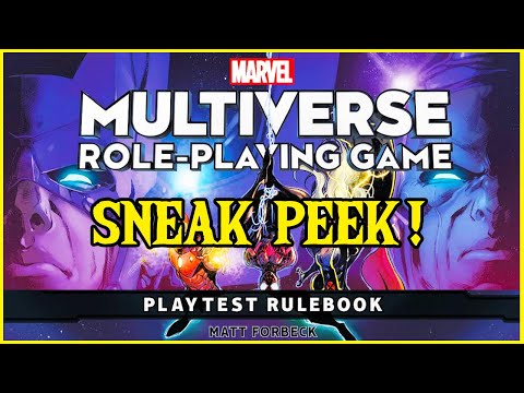Marvel Multiverse Role Playing Game Sneak Peek at the Playtest Rulebook D616