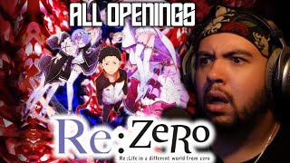 Re:ZERO ALL OPENINGS 1 - 4 REACTION