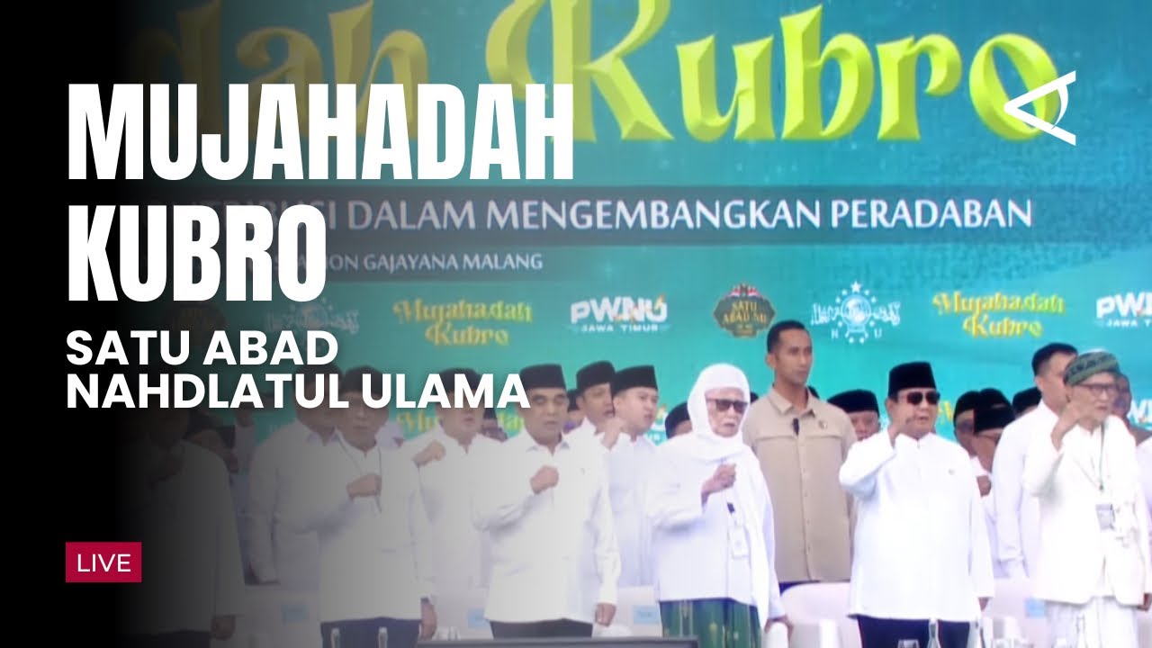[LIVE] Mujahadah Kubro Satu Abad Nahdlatul Ulama, Malang, 8 Februari 2026