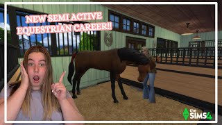 🐎 A NEW Part-Time Equestrian Center Worker Job… and It’s Semi-Active?! Sims 4 Mods