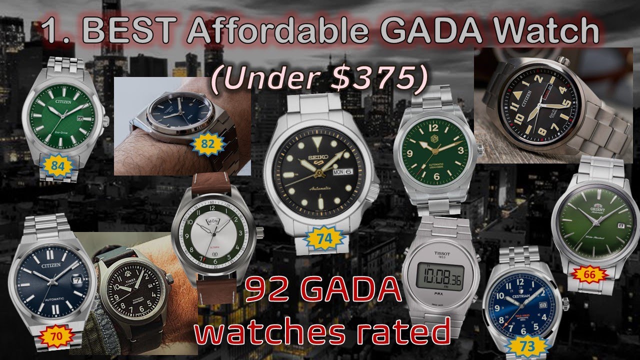 Best GADA Watch Series, Part 1: Affordable Price Range (Under $375)