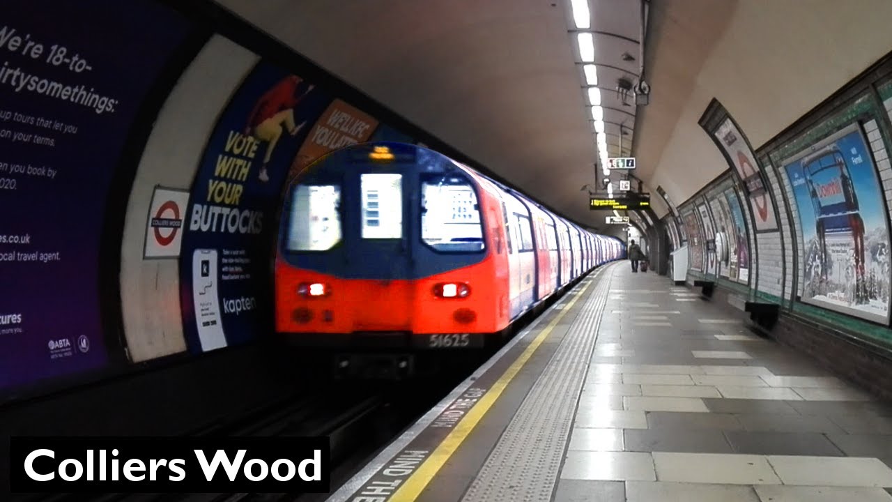 Colliers Wood | Северная линия : Лондонский метрополитен ( 1995 Tube Stock )