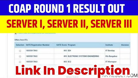 coap round 1 result 2022|coap result 2022|coap cut off 2022|coap result for round 1 ● coap cut off