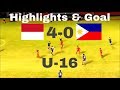 INDONESIA U16 V FILIPINA U16 | HIGHLIGHTS & GOALS