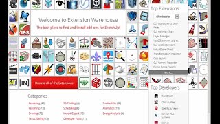 SketchUp: Extension Warehouse