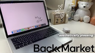 BACK MARKET MACBOOK PRO UNBOXING!! *aesthetically pleasing*