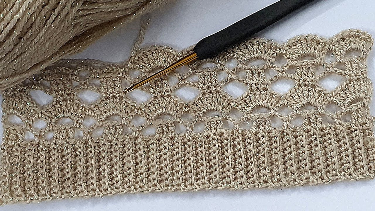 🌷Çok güzel ve sade 🌷Tığ İşi Örgü bayan yelek modeli