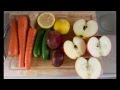 Braun J500 Juicer - In Action - With juice recipe