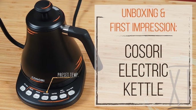 COSORI Electric Gooseneck Kettle Smart Bluetooth w Variable Temperature  Control