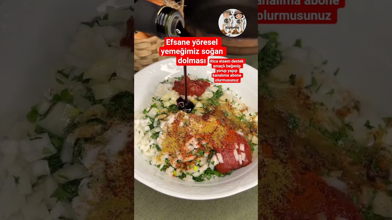 yöresel yemeğimiz soğan dolması#yemek #yemektarifleri #pratiktarifler