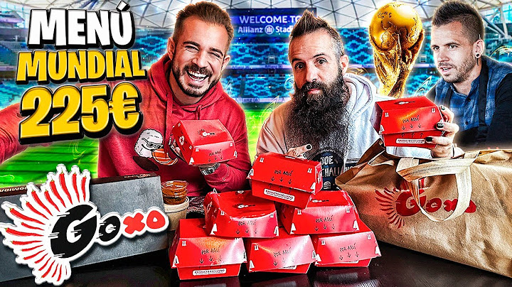 ¡225€! NOS COMEMOS TODO EL MENÚ DEL MUNDIAL DE GOXO DE DABIZ MUÑOZ con @CenandoconPablo