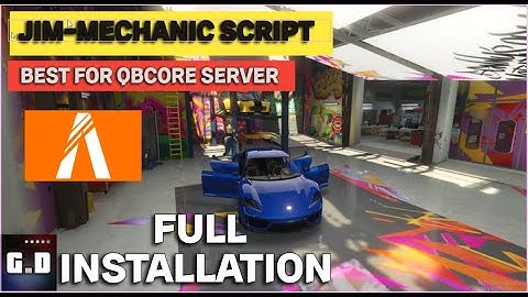 jim mechanic fivem QBCORE SCRIPT Installation  FREE DOWNLOAD #fivemserver